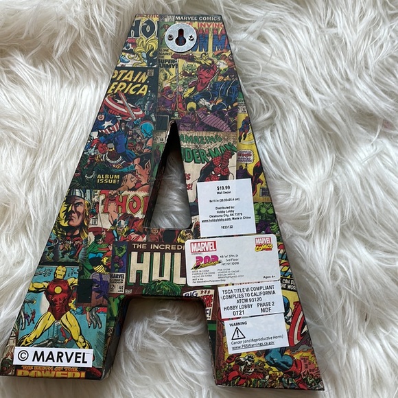 Marvel and DC Letters Wall Art/Decor Letters E,A,K,R - Picture 6 of 16